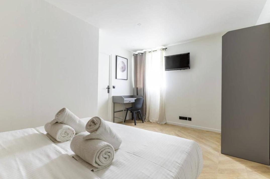 Chapelle/Ordener : Magnifique Appartement 1Br/4P Paris Exteriör bild